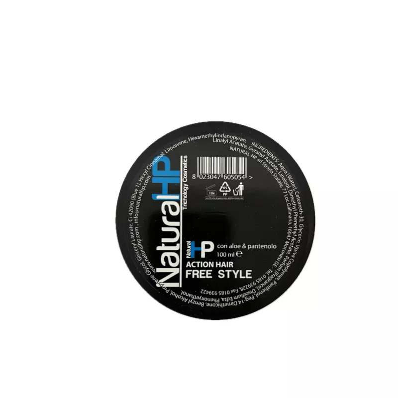 NATURAL HP - Action Hair Free Style (100ml) Cera fissativa con Aloe e Pantenolo NATURAL HP - Action Hair Free Style (100ml) Cera fissativa con Aloe e Pantenolo