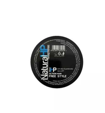 NATURAL HP - Action Hair Free Style (100ml) Cera fissativa con Aloe e Pantenolo