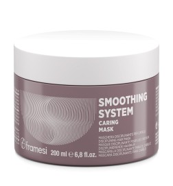 FRAMESI - SMOOTHING SYSTEM - CARING MASK (200ml) Maschera Disciplinante per Capelli Crespi