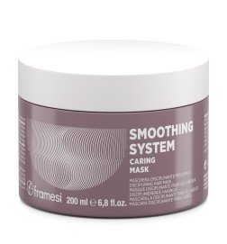 FRAMESI - SMOOTHING SYSTEM - CARING MASK (200ml) Maschera Disciplinante per Capelli Crespi