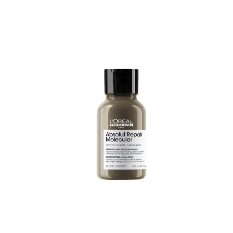 L'OREAL PROFESSIONNEL - ABSOLUT REPAIR MOLECULAR SHAMPOO (100ml) Shampoo per capelli danneggiati