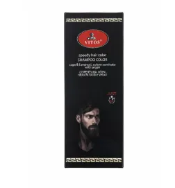 VITOS - SPEEDY HAIR COLOR SHAMPOO NERO (420ml) Shampoo colorato