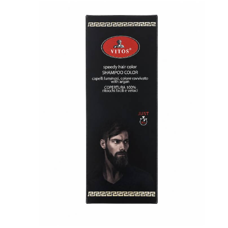 VITOS - SPEEDY HAIR COLOR SHAMPOO NERO (420ml) Shampoo colorato