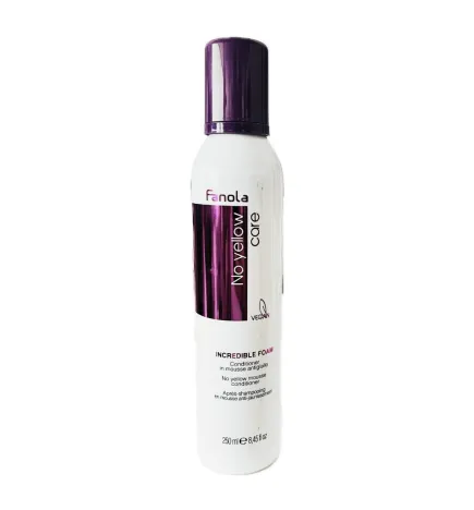 FANOLA - NO YELLOW INCREDIBLE FOAM (250ml) Mousse conditioner anti giallo
