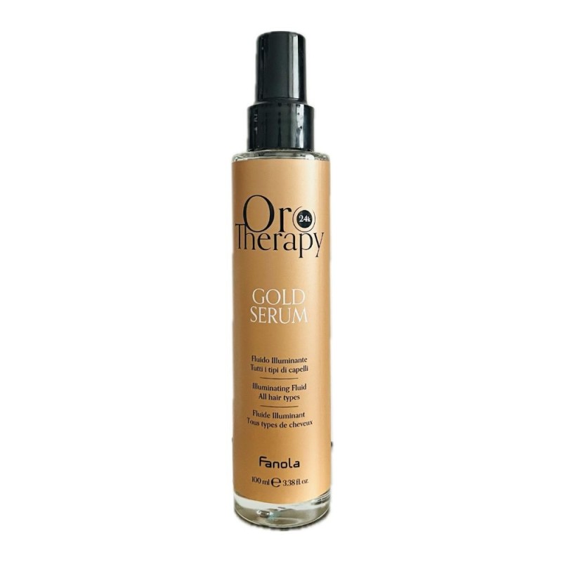 FANOLA - ORO THERAPY - GOLD SERUM (100ml) Fluido illuminante Olio di Argan per capelli FANOLA - ORO THERAPY - GOLD SERUM (100ml) Fluido illuminante Olio di Argan per capelli