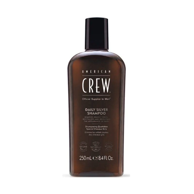 American Crew - Daily Silver Shampoo (250ml) Shampoo antigiallo