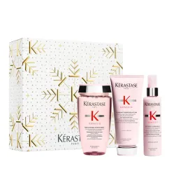 KΓRASTASE - GENESIS KIT NATALE 2026 - Bain Hydra-Fortifiant + Fondant Renforcateur + Defense Thermique