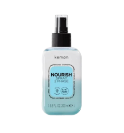 Kemon - Nourish Spray 2phase (200ml) Spray districante capelli sfibrati