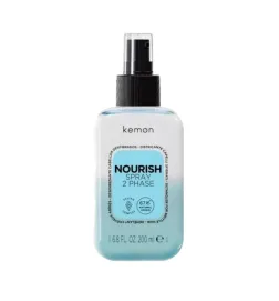 Kemon - Nourish Spray 2phase (200ml) Spray districante capelli sfibrati
