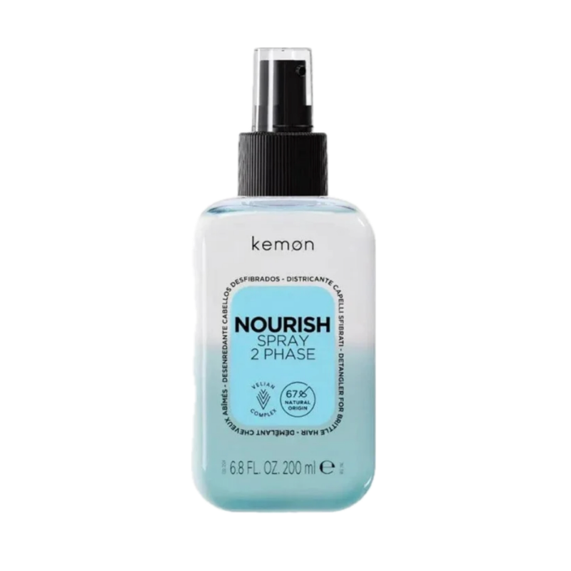 Kemon - Nourish Spray 2phase (200ml) Spray districante capelli sfibrati Kemon - Nourish Spray 2phase (200ml) Spray districante capelli sfibrati