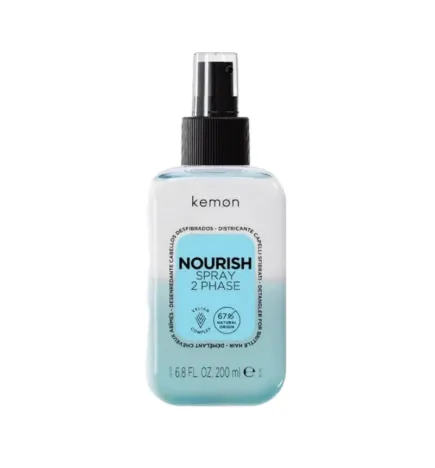 Kemon - Nourish Spray 2phase (200ml) Spray districante capelli sfibrati