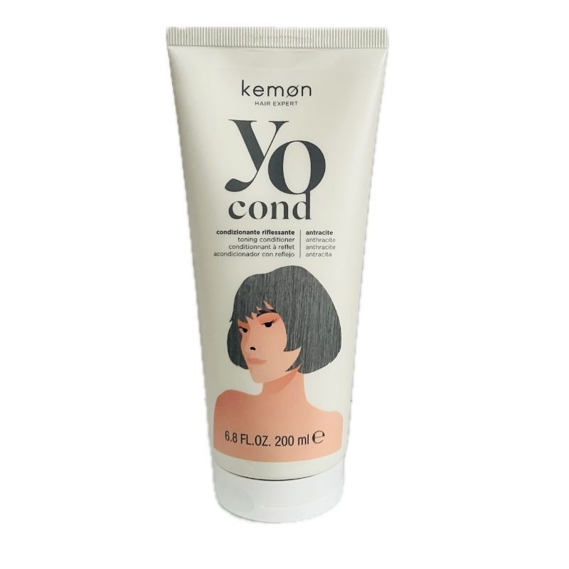 Kemon - Yo Cond Condizionante Riflessante Vegana Antracite (200ml) Condizionante riflessante