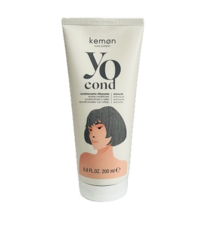 Kemon - Yo Cond Condizionante Riflessante Vegana Antracite (200ml) Condizionante riflessante