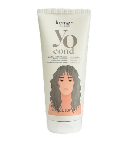 Kemon - Yo Cond Condizionante Riflessante Vegana Marron Glacè (200ml) Condizionante riflessante
