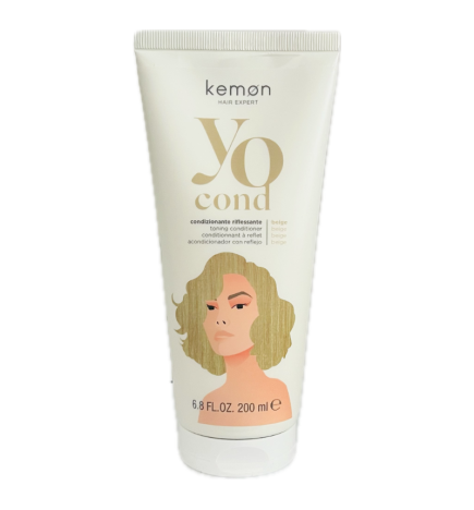 Kemon - Yo Cond Condizionante Riflessante Vegana Beige (200ml) Condizionante riflessante