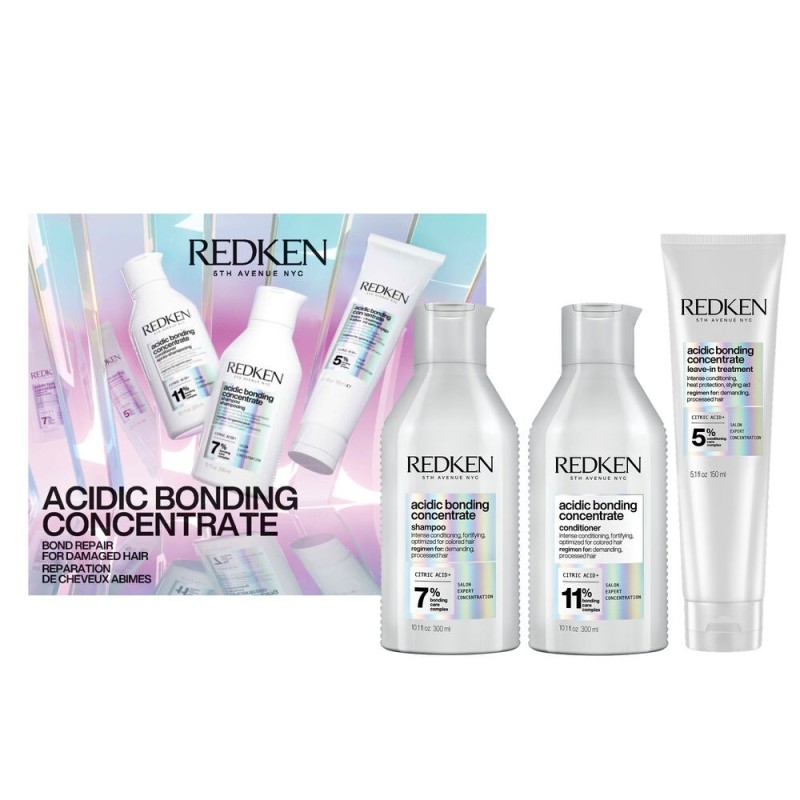 REDKEN - Cofanetto Natale Acidic Bonding Concentrate Trio capelli danneggiati REDKEN - Cofanetto Natale Acidic Bonding Concentrate Trio capelli danneggiati