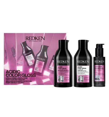 REDKEN - ACIDIC COLOR GLOSS COFANETTO NATALE protezione colore
