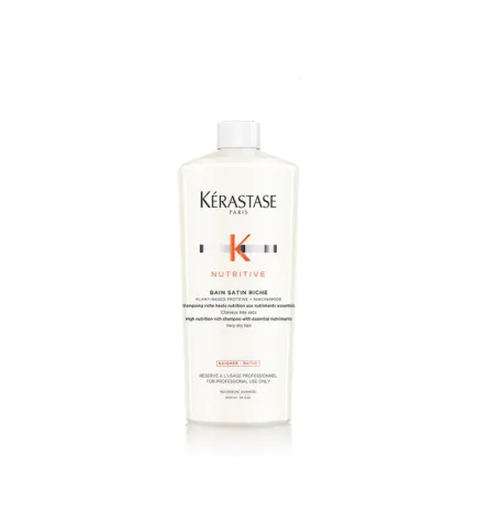 KÉRASTASE - NUTRITIVE BAIN SATIN RICHE (1000ml) Shampoo ricco per capelli molto secchi.