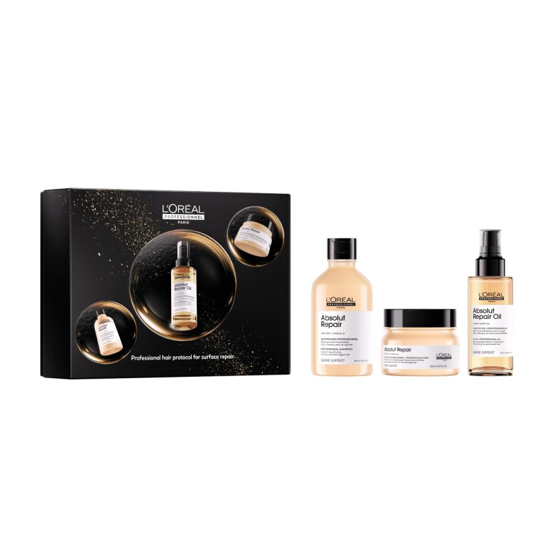 L'ORÉAL PROFESSIONNEL - EXPERT RANGE - ABSOLUT REPAIR CHRISTMAS TRIO SET L'ORÉAL PROFESSIONNEL - EXPERT RANGE - ABSOLUT REPAIR CHRISTMAS TRIO SET