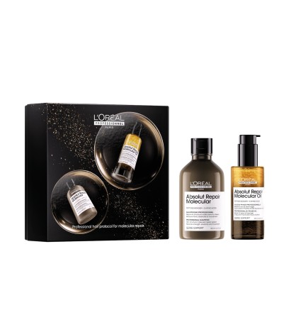 L'OREAL - ABSOLUT REPAIR MOLECULAR KIT NATALE capelli danneggiati