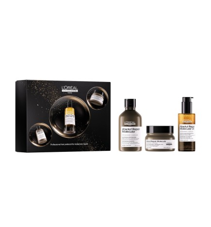 L'OREAL PROFESSIONNEL - ABSOLUT REPAIR MOLECULAR KIT TRIO NATALE capelli danneggiati