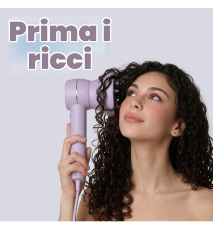 Silky Curl - Asciugacapelli Ionico con Diffusore Micro Vortice Controllato