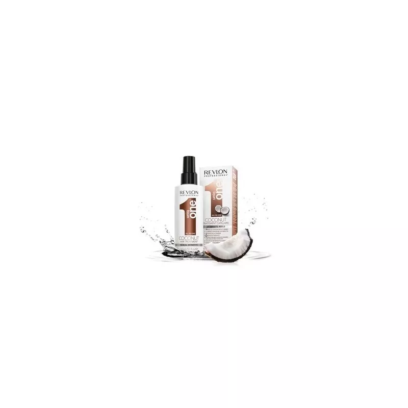 REVLON PROFESSIONAL - UNIQ ONE - ALL IN ONE - COCONUT HAIR TREATMENT (150ml) Trattamento REVLON PROFESSIONAL - UNIQ ONE - ALL IN ONE - COCONUT HAIR TREATMENT (150ml) Trattamento