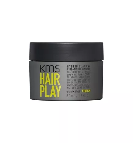 KMS CALIFORNIA - HAIRPLAY - HYBRID CLAYWAX (50ml) Soft wax