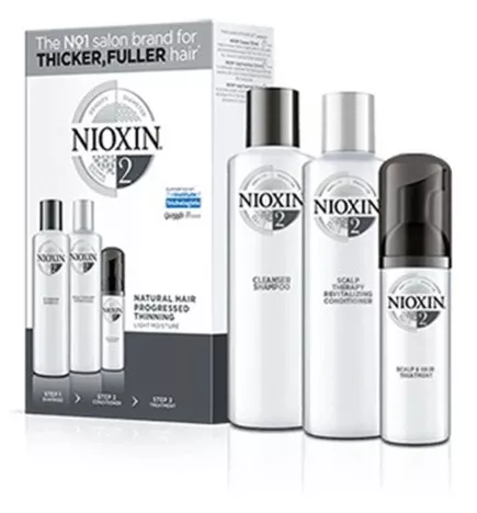 NIOXIN - SISTEMA 2 - Kit Shampoo + Balsamo + Trattamento
