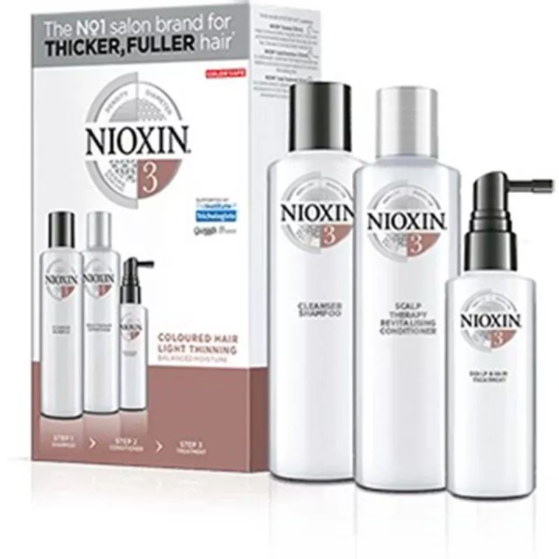 NIOXIN - SISTEMA 3 - Kit Trifasico Shampoo (150ml) + Balsamo (150ml) + Trattamento (50ml) NIOXIN - SISTEMA 3 - Kit Trifasico Shampoo (150ml) + Balsamo (150ml) + Trattamento (50ml)