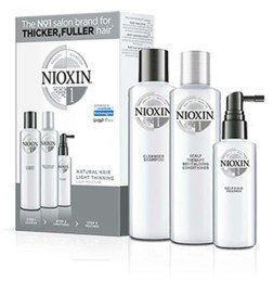 NIOXIN - SISTEMA 1 - Kit Trifasico Shampoo (150ml) + Balsamo (150ml) + Trattamento (50ml)