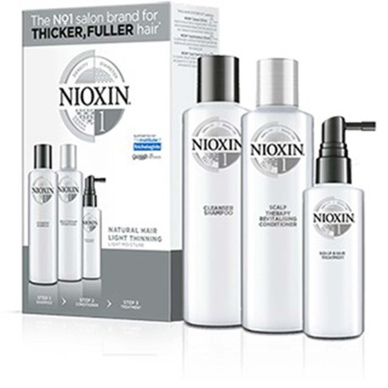 NIOXIN - SYSTEM 1 - Triphasic Shampoo Kit (150ml) + Balsam (150ml) + Treatment (50ml) NIOXIN - SYSTEM 1 - Triphasic Shampoo Kit (150ml) + Balsam (150ml) + Treatment (50ml)