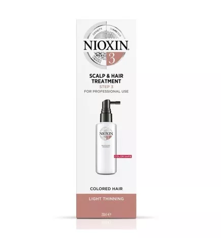 NIOXIN - SISTEMA 3 SCALP & HAIR TREATMENT (100ml) Leave-In per capelli colorati con diradamento lieve