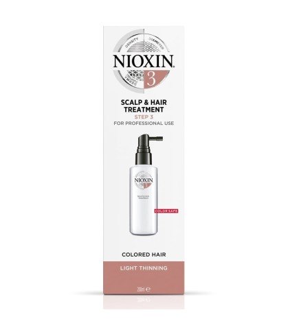 NIOXIN - SISTEMA 3 SCALP & HAIR TREATMENT - COLORED HAIR LIGHT THINNING (100ml) Trattamento volumizzante