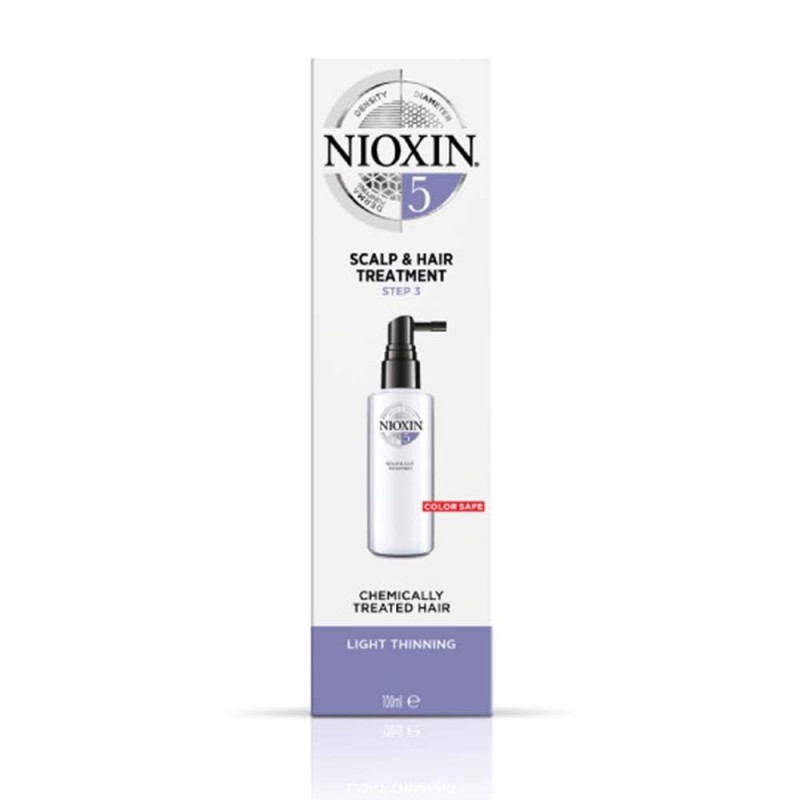 NIOXIN - SYSTEM 5 SCALP & TREATMENT - CHEMICALLY TREATED HAIR LIGHT THINNING (100ml) Voluminous treatment NIOXIN - SYSTEM 5 SCALP & TREATMENT - CHEMICALLY TREATED HAIR LIGHT THINNING (100ml) Voluminous treatment