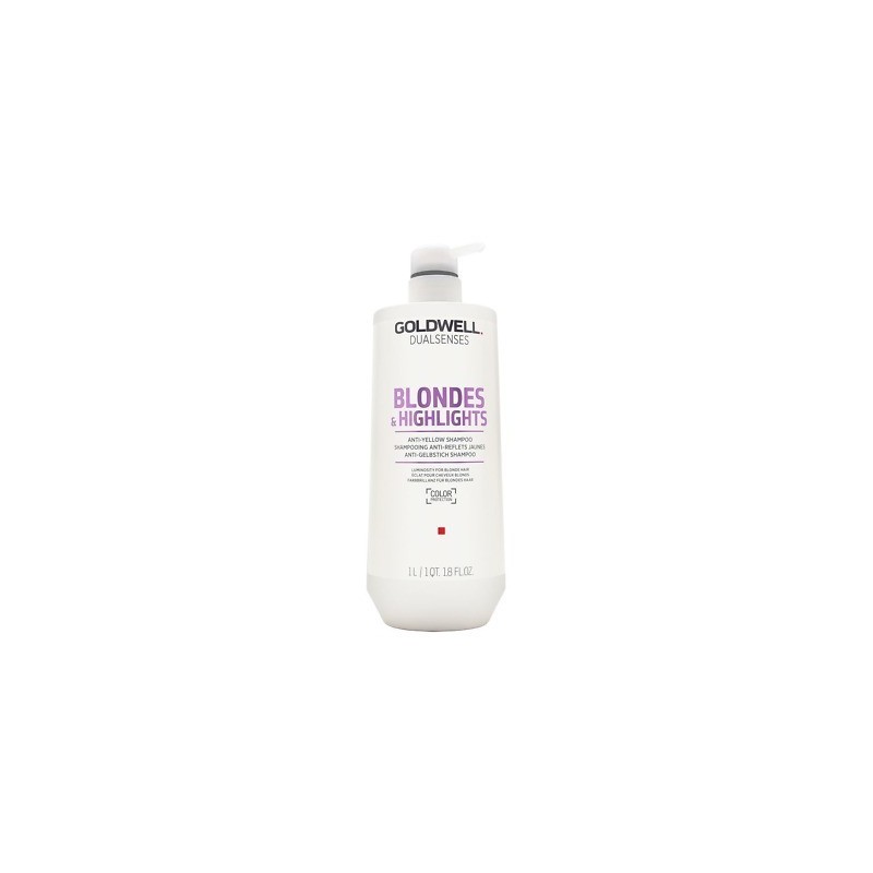 GOLDWELL - DUALSENSES - BLONDES & HIGHLIGHTS - Anti-yellow Shampoo (1Litro) Shampoo anti-yellow