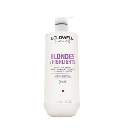 GOLDWELL - DUALSENSES - BLONDES & HIGHLIGHTS - Anti-yellow Shampoo (1Litro) Shampoo anti-giallo