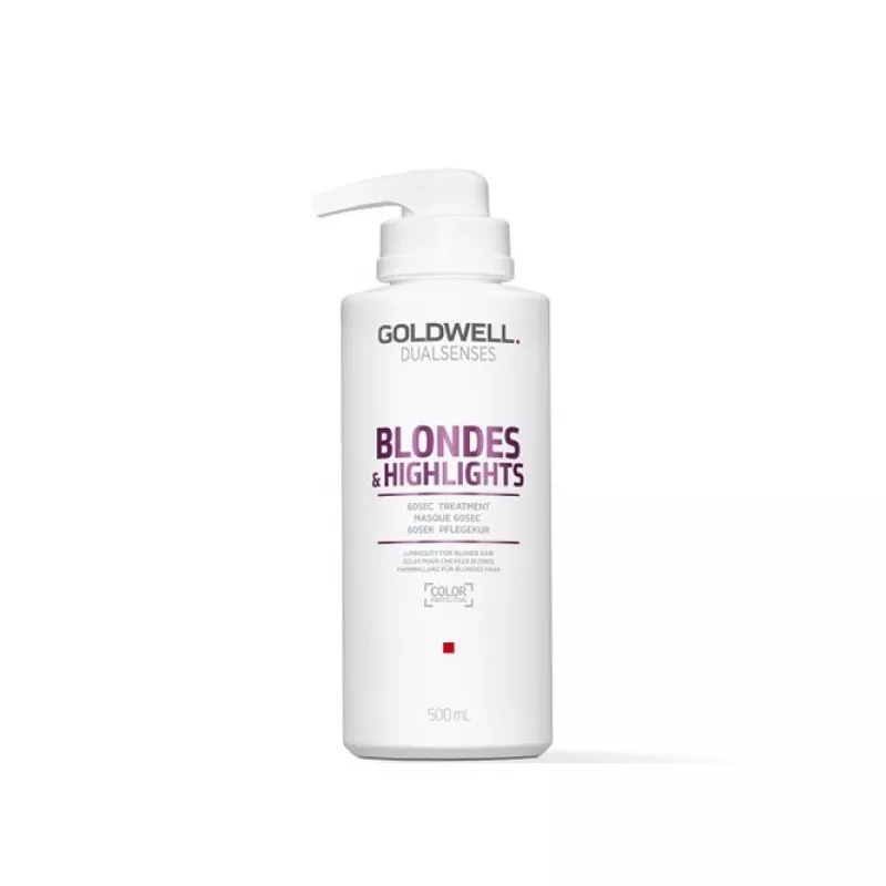 GOLDWELL - DUALSENSES - BLONDES & HIGHLIGHTS - 60sec Treatment (500ml) Trattamento per capelli biondi
