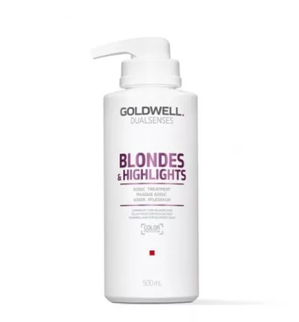 GOLDWELL - DUALSENSES - BLONDES & HIGHLIGHTS - 60sec Treatment (500ml) Trattamento per capelli biondi