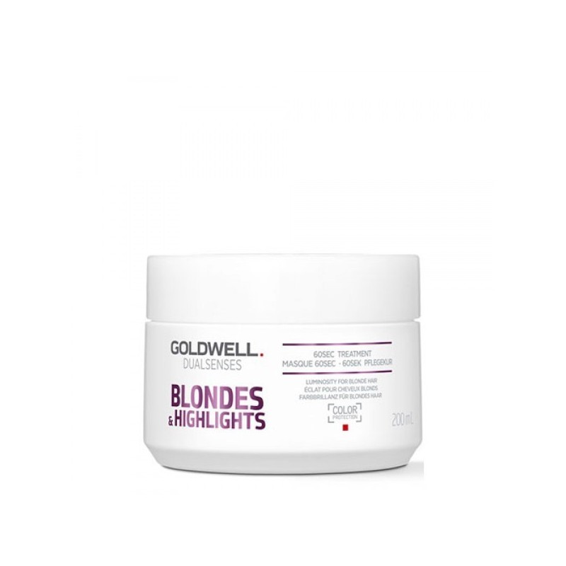 GOLDWELL - DUALSENSES - BLONDES & HIGHLIGHTS - 60sec treatment (200ml) Blonde hair treatment
