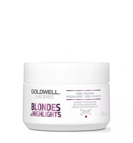 GOLDWELL - DUALSENSES - BLONDES & HIGHLIGHTS - 60sec treatment (200ml) Trattamento capelli biondi