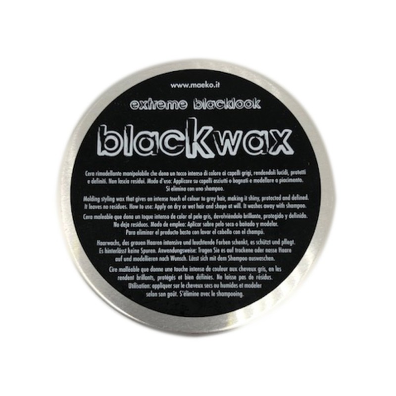 MAEKO' - EXTREME BLACKLOOK - BLACK WAX (100ml) Remodeling wax MAEKO' - EXTREME BLACKLOOK - BLACK WAX (100ml) Remodeling wax