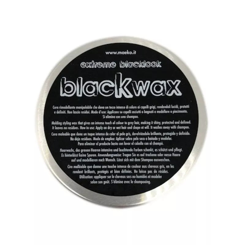 MAEKO' - EXTREME BLACKLOOK - BLACK WAX (100ml) Remodeling wax