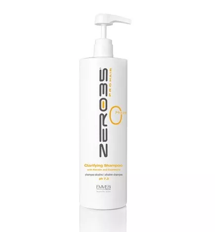 EMMEBI ITALIA - ZER035 PRO HAIR - Clarifyng Shampoo Phase 0 (1000ml) Pre-Technical Treatment Shampoo