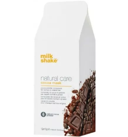 MILK SHAKE - NATURAL CARE - COCOA MASK (12x10g) Large hair mask