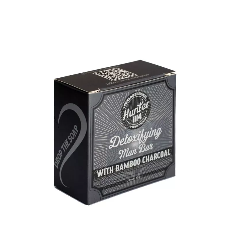 HUNTER 1114 - DETOXIFYING MAN BAR (85g.) Saponetta detossinante