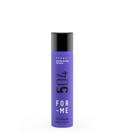 Framesi For-Me 504 Hold Me Strongly Hairspray (300ml) Spray fissaggio forte NO GAS