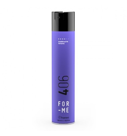 Framesi For-Me 406 Hold & Brush Me Hairspray (500ml) Spray fissaggio forte e rimodellabile