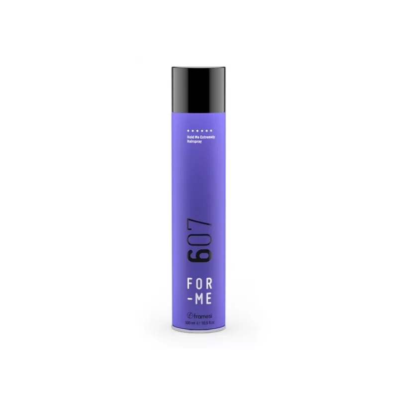 Framesi For-Me 607 Hold Me Extremely Hairspray (500ml) Spray fissaggio extra forte Framesi For-Me 607 Hold Me Extremely Hairspray (500ml) Spray fissaggio extra forte