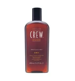 AMERICAN CREW - CLASSIC - 3 IN 1 (450ml) Shampoo + Balsamo + Bagnoschiuma